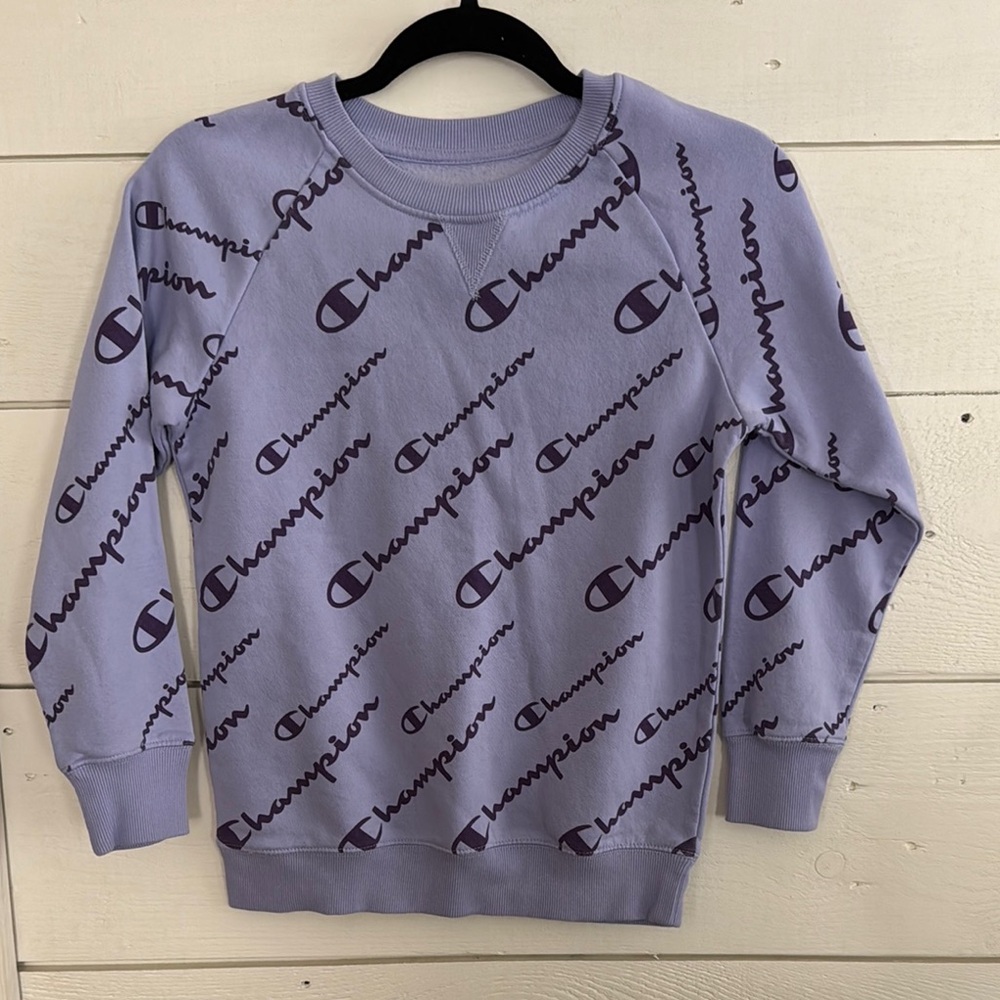 Champion Kids Purple Sweatshirt